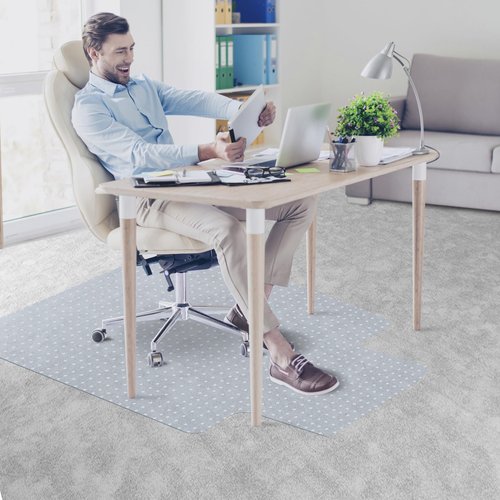 Super Deal Upgraded 48" X 36" Office Mat Chair Mat, Heavy Duty Carpets with Lip for Hardwood Floor, Rug Carpet Floor Computer Desk Low And Medium Pile Carpets