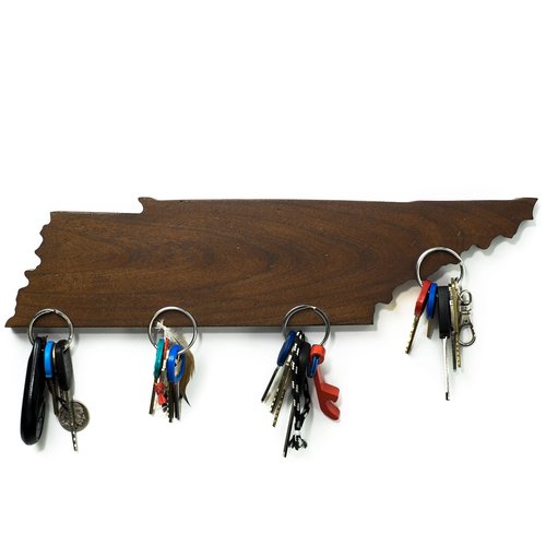 The Wooden States Of America - Magnetic Key Holder (Tennessee)