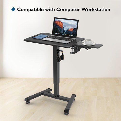 BONTEC Desk Extender Tray, 11.8"x5.9" Table Mount Arm Wrist Rest Shelf, 90°Foldable Elbow Support, Clamp on Computer Arm Rest for Desk, Office & Home Use, Durable & Easy to Install