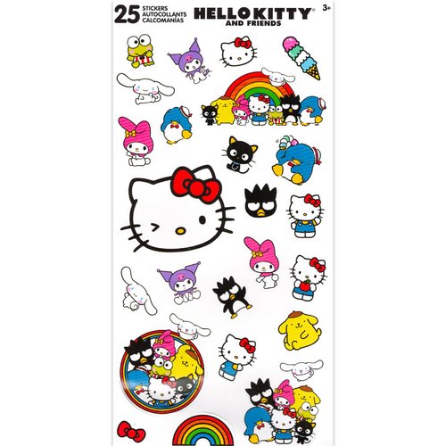 SANRIO Hello Kitty and Friends Pencil Box Set School Supplies Bundle with Kuromi Pencil Case, Stickers, More | Stationery Set for Girls, Toddlers