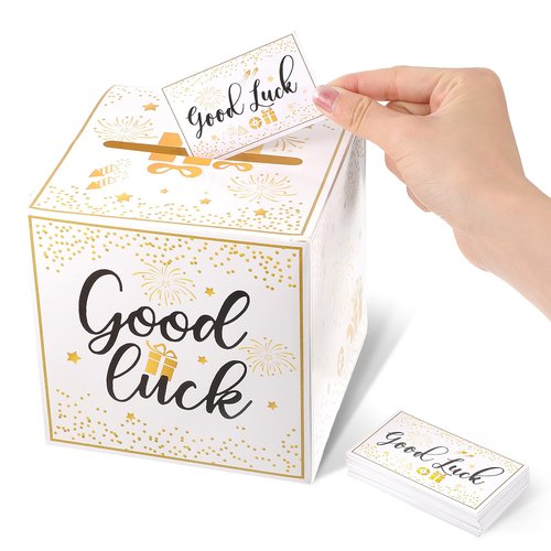 Suggestion Box With Slot With 48 Pcs Raffle Tickets Cards Cardboard Raffle Ballot Box With Slot Donation Boxes For Fundraising Collecting Business Card Voting Contest Raffles