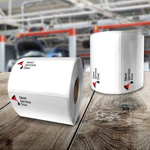 Indy Print 2 - Stock Logo Refill roll, Next Service Due, 500 Labels