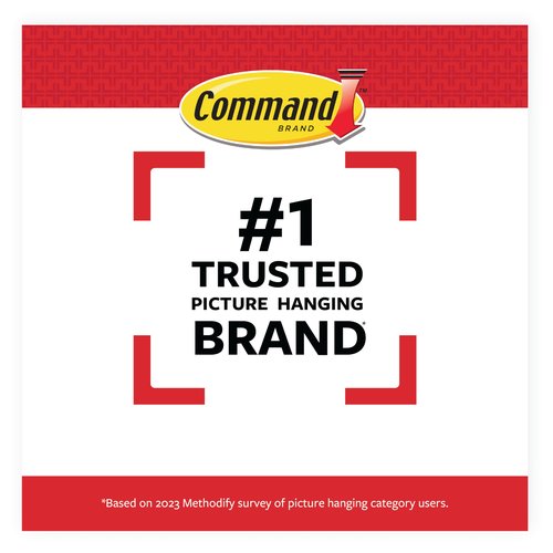Command 10 lb Medium Picture Hanging Strips 16 Pairs (32 Command Strips), Damage-Free Hanging Picture Hangers, No Tools Wall Hanger for Home Decor, White Adhesive