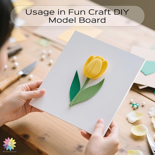 Mat Board Center | Pack of 10 Self-Adhesive Foam Boards - 11x14 White for Picture Mounting & Crafts