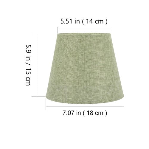 STOBOK Sage Green Drum Lamp Shade Vintage Lamp Shades Olive Green for Living Room