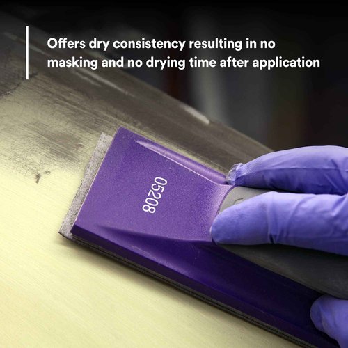 3M Dry Guide Coat Cartridge 05860, Refill, Carbon Black Powder, No Ripples, No Masking, 1.75 oz (50 g), Dark Gray