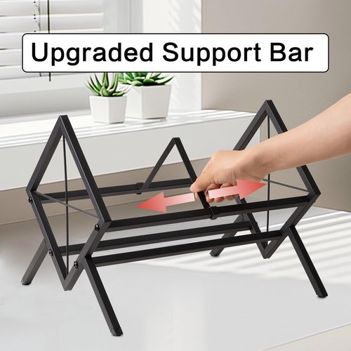 ZBBCTUS Vinyl Record Storage Holder,80-100 LP Vinyl Holder Rack,Album Storage Rack,Records Display Shelf Organizer For Magazine,Book,Files