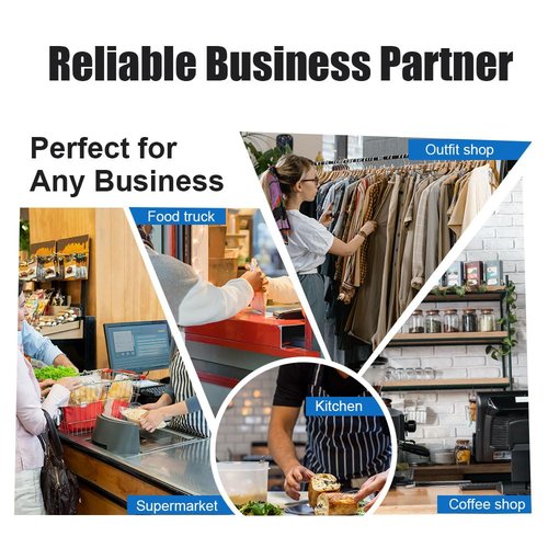 Rongta Thermal Receipt Printer, 80mm High-Speed POS Printer with Auto Cutter, 250mm/s, Ideal for Kitchen & Small Business, Compatible with Windows, Linux, MacOS