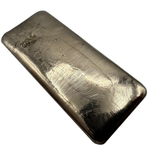 1 Pound 99.9% Pure Bismuth Hand Poured Metal Bullion Bar Ingot – Collectible Element for Display, Science Experiments, DIY Casting, Paperweight