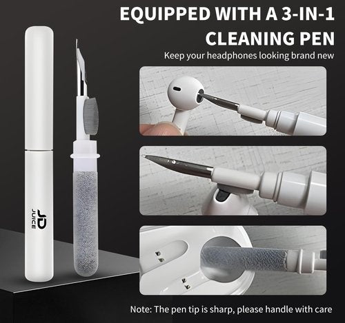 AI Language Translator Earbuds, 139 Languages Handbag Translation Earbuds Real Time for iOS & Android with Cleaning Pen, BT 5.4 Fashionable OWS Translation Headphones for Travel Business, Purple