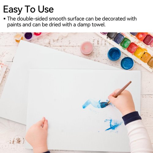 10 Pack Foam Boards,Thickness White Foam Core Backing Board 3/16" Foam Poster Boards for Mounting Photographs and Artwork, 3-D Modeling, Signage, Poster Making in School, Office (A3,12"x16.5")