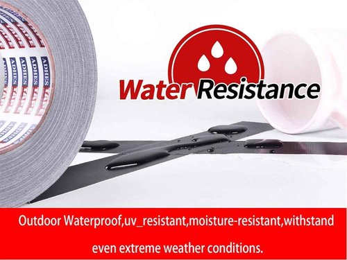 ADHES Duct Tape Heavy Duty Waterproof, 12 Rolls x 1.88 Inch x 105 Feet (35YD) Strong Adhesive & No Residue Black Duct Tape Duck Tape for Indoor & Outdoor Repairs, Industrial, Professional Use