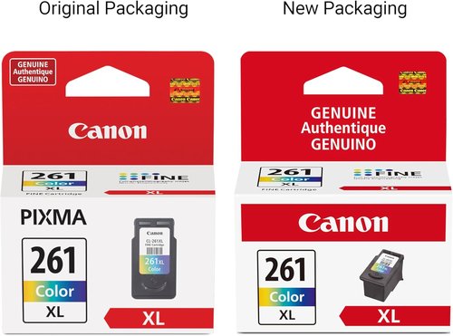 Canon CL-261 XL Genuine Color Ink Cartridge - Compatible with TS5320, TR7020 | High-Quality Prints