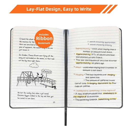 BOSSAND 20 Pack Lined Journal Notebooks Bulk, A5 Journals for Writing, 200 Pages 100 GSM Thick College Ruled Paper, Hardcover, 8.25 inches x 5.75 inches, Black
