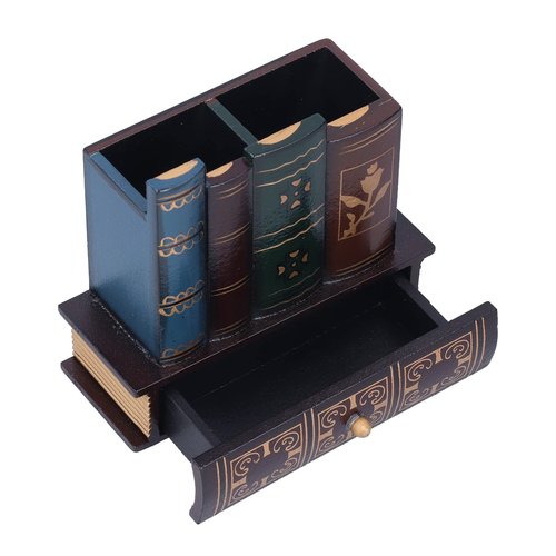 Sanpyl Vintage Pencil Holder, European- Creative Storage Box, Remote Control Storage Rack Decoration, for Home Office Bedroom