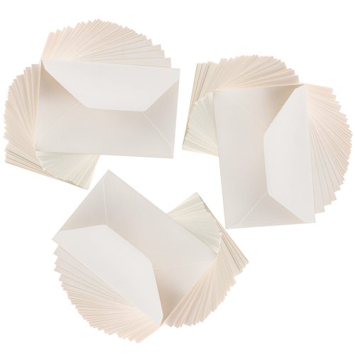 Fabriano Medioevalis Envelopes, 100/Pkg., 3.5" x 5.5", White