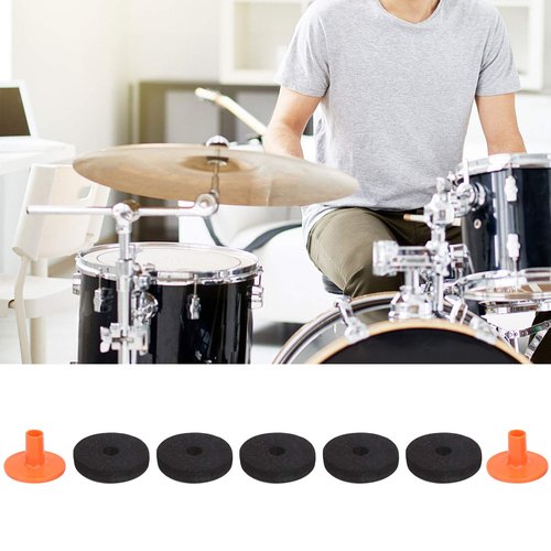 Cymbal Felt Pad, Wear Resistant Anti Friction Drum Felt Pad Kit Drum Washer Drum Accessories for Drum(50mm (WC75))