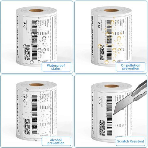Thermal Label Roll,Shipping Label 4x6,NefLaca Mailing Paper,Printer Paper 4"x6",Compatible with Rollo, Zebra, MUNBYN Thermal Printer,250 per Roll,20 Rolls,5000 Labels