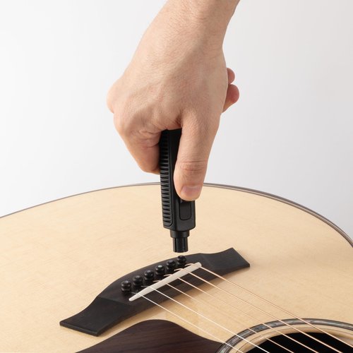 D'Addario Accessories Tour Grade String Peg Winder - Premium Guitar String Winder with Bridge Pin Puller - Guitar Tool for Restringing