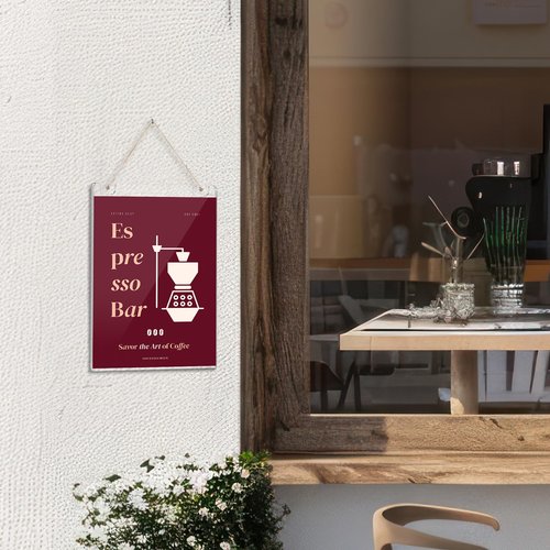 EHWINE 8 Pack 8.5x11 Wall Mount Acrylic Sign Holder, Acrylic Wall Sign Photo Menu Flyer Display Holder, Plastic Clear Picture Adhesive Frames for Business Store (Provide Mounting Screws)