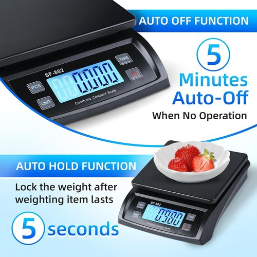 **Precision Digital Postal Scale by [Brand Name] - 66lb Capacity | Backlight LCD & Auto-Off Features**