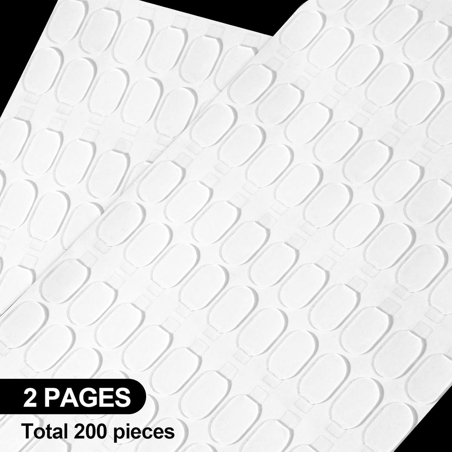 Sticky Tack Glue Dots - Double-Sided Adhesive for Wall Hanging & Crafts | 200 Pcs