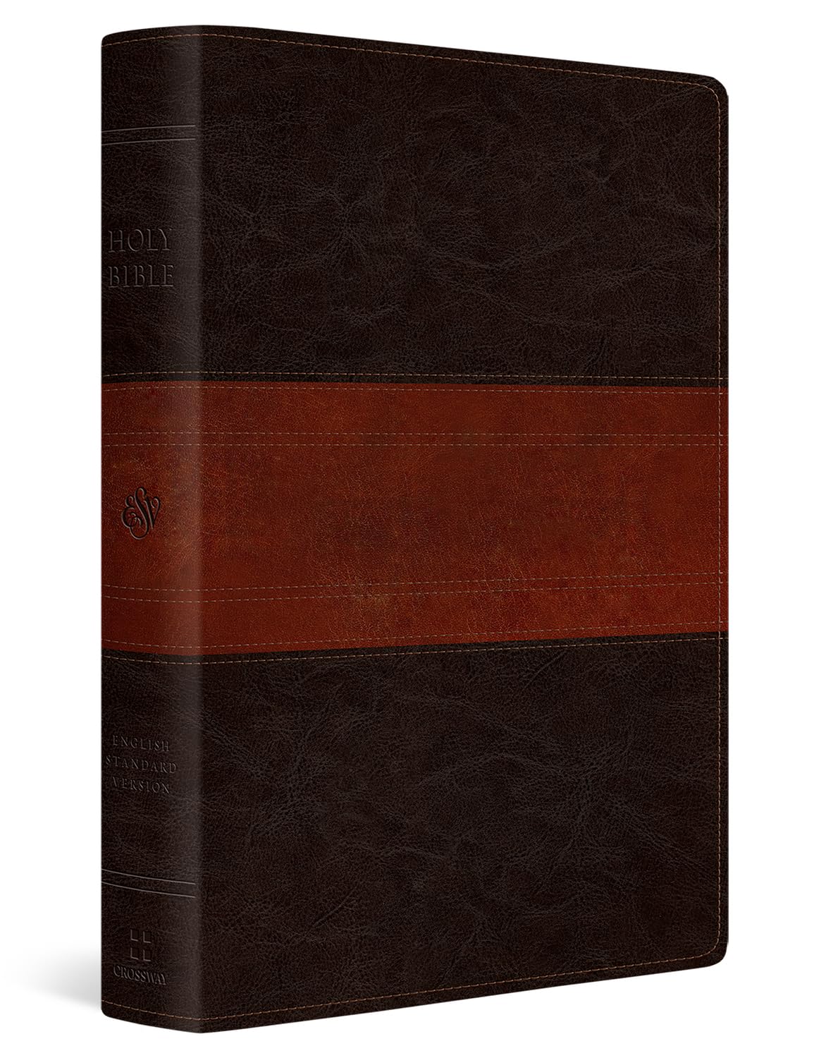 ESV Giant Print Personal Size Bible, Red Letter, Thumb Indexed (TruTone, Forest/Tan, Trail Design): Holy Bible, English Standard Version