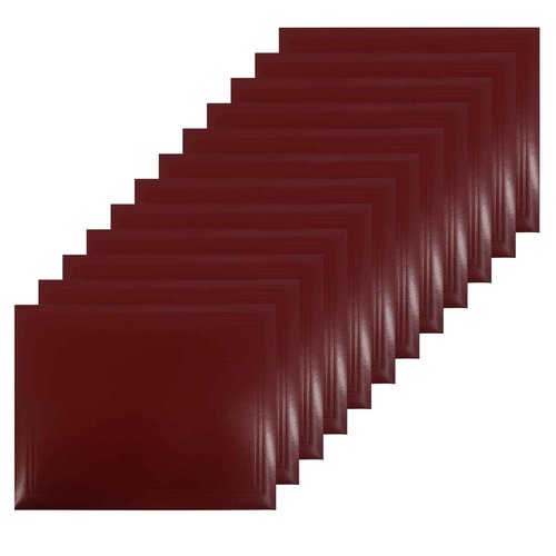 GraduationMall 8.5"x11" Smooth Padded Diploma Cover Certificate Holder Maroon,12-Packs
