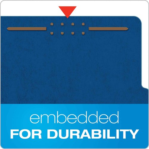 Pendaflex Classification Folders, Standard, 2 Dividers, Embedded Fasteners, 2/5 Cut Tab, Dark Green, Legal, 10/BX & ® Classification Folders, 2 Dividers, 2" Fasteners, Letter, Dark Blue, 10/Box