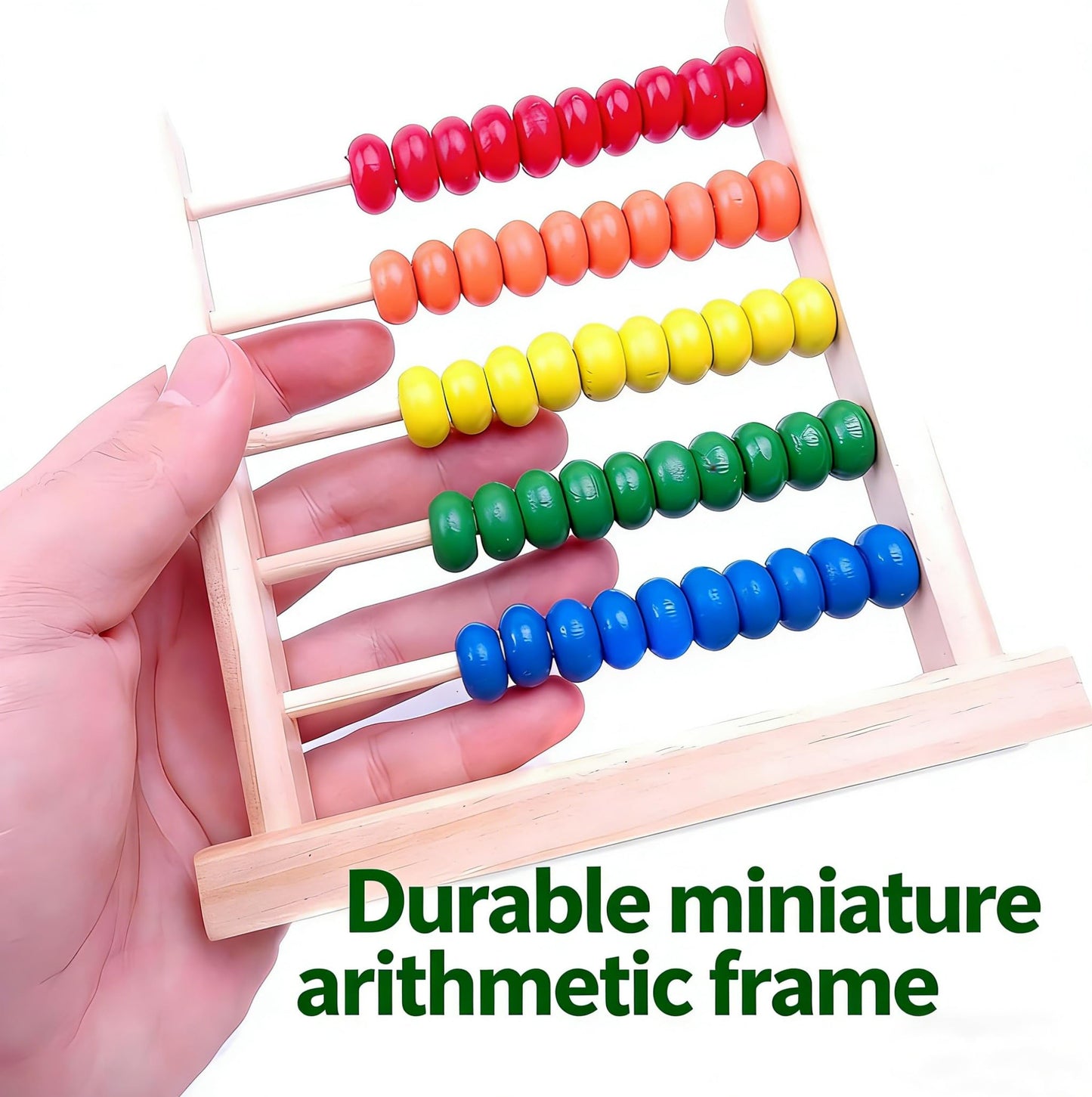 MAGIKON Miniature Counting Frame,5 Rows,Learning Mathematics Abacus