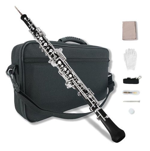 C key Forked-F Resonance Advance Oboe High-grade C key Ebonite Body 3rd Octave left F Resonance for Professional Musicians