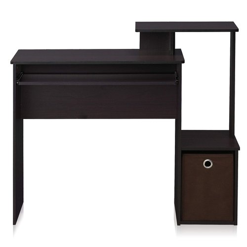 Furinno Econ Multipurpose Home Office Computer Writing Desk, regular, Dark Walnut