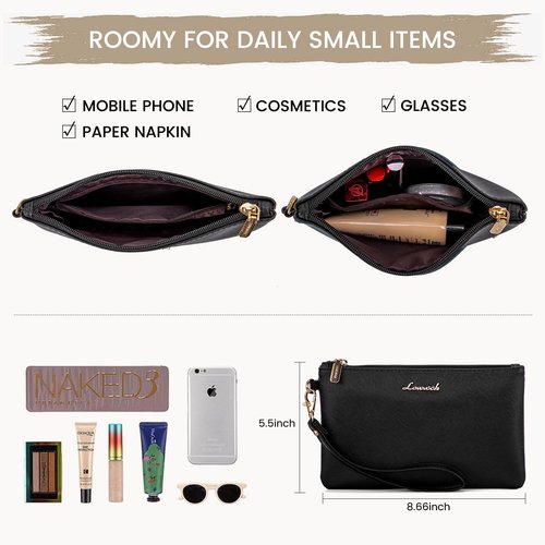 LOVEVOOK Laptop Bag for Women 15.6 Inch Work Bags for Women Waterproof Computer Bag Laptop Tote Bag Leather Briefcase Business Office Bag Large Capacity Handbag Shoulder Bag