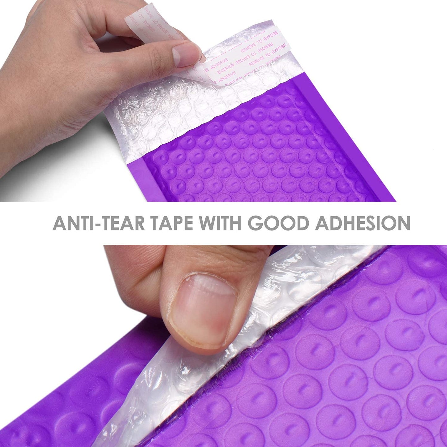 Metronic Bubble Mailers, Pur-ple 4x8, Case of 800, Bulk Poly Bubble Mailers, Shipping Bags, Shipping Envelopes Self-Seal, Mailing Envelopes, Padded Envelopes, Packaging for Small Business, Jewelry
