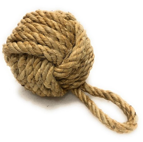 Marseille Rope Knot Jute Rope Door Stopper 10-in