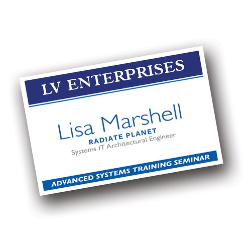Avery Customizable Name Badge Inserts, 2.25” x 3.5”, White, 400 Printable Name Tag Inserts (5390) (Pack of 5)