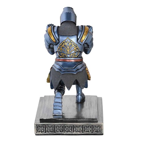 NCQIXIAO Templar Vanguard Soldier Pen Holder Pencil Stand Desk Organizers and Accessories as Gift for Medieval Warrior Enthusiast (Blue)