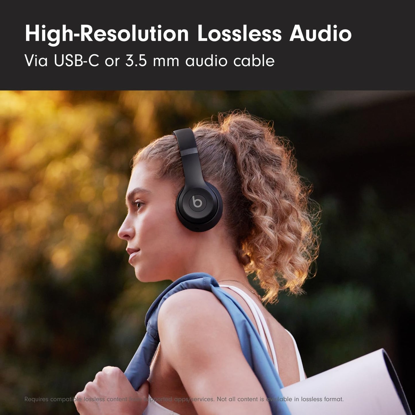 Beats Solo 4 - Wireless On-Ear Bluetooth Headphones | 50-Hour Battery Life, Ultra-Lightweight Comfort, Matte Black