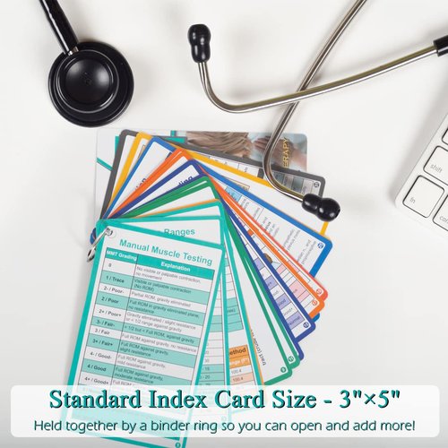 Occupational Therapy Reference Pocket Guide - Must Have OT Resource 32 Pages Quick Tips for OT Student, Occupational Therapy Gifts Therapist Gift for Women Pocket Sized 3"×5" General Adult Rehab Set