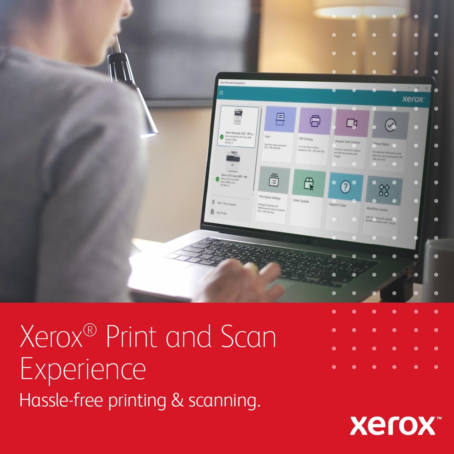 Xerox B225DNI All-in-One Printer, Laser, B&W, Wireless, ADF, Letter, Print, Scan, Copy, Energy Star Certified, Up to 36PPM
