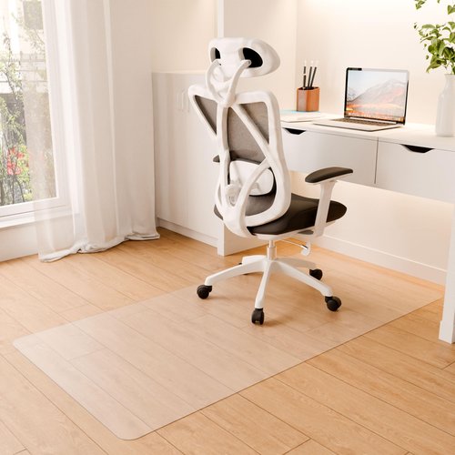 Futurwit Large Office Chair Mat for Hardwood Floors, 36" x 72" Floor Protector for Rolling Chair, Easy Glide Transparent Plastic Computer Chair Mat (Rectangle)