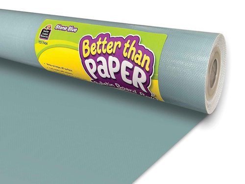 Teacher Created Resources Stone Blue and Deep Rose Better Than Paper Bulletin Board Rolls (2-Pack)