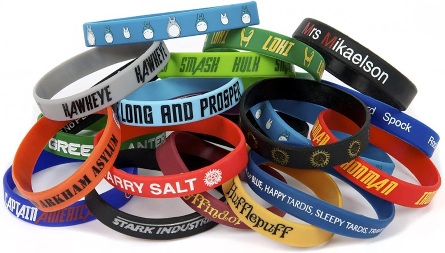 Wanstay Custom Silicone Wristbands - Personalized Rubber Bracelets for Events & Gifts | Bulk Options Available