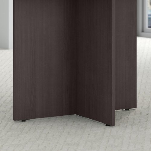 Bush Business Furniture 42-Inch Round Conference Table - Stylish Wood Base for 4 Users | Storm Gray