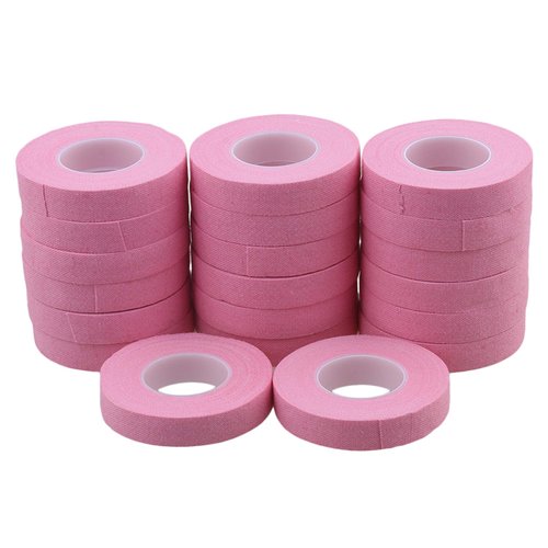 Yibuy Pink Finger Adhesive Tape 5 Meter Length for Strings Instrument Pack of 20