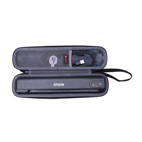 XANAD Hard Case for Epson Workforce ES-50 / ES-55R / ES-60W / ES-65WR / DS-30 / DS-70 / DS-80W Document Scanner (Case Only)