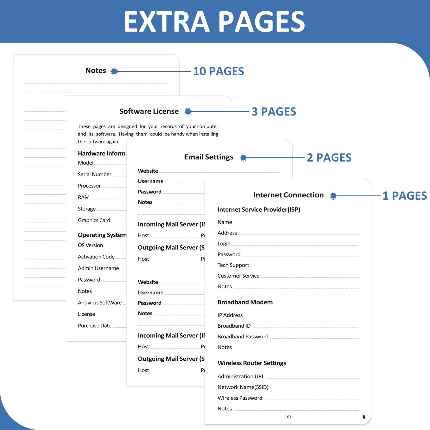 Comkiso Password Book with Individual Alphabetical Tabs Laminated, Large Print Password Keeper Book for Seniors, A5 Hardcover Internet Password Log Book to Record Website Login Details - Bloom