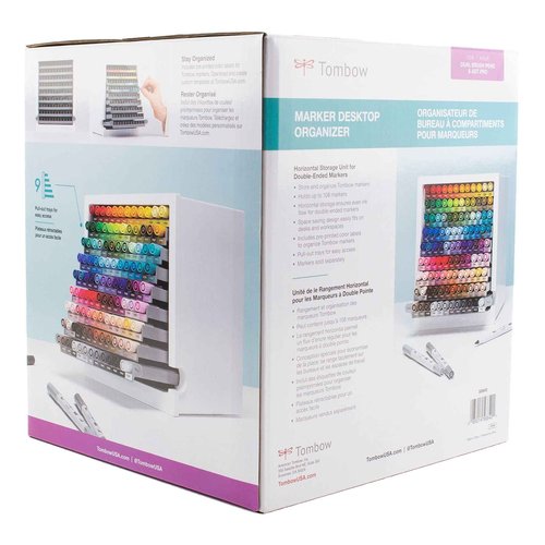 Tombow 56840 Marker Desktop Organizer , White