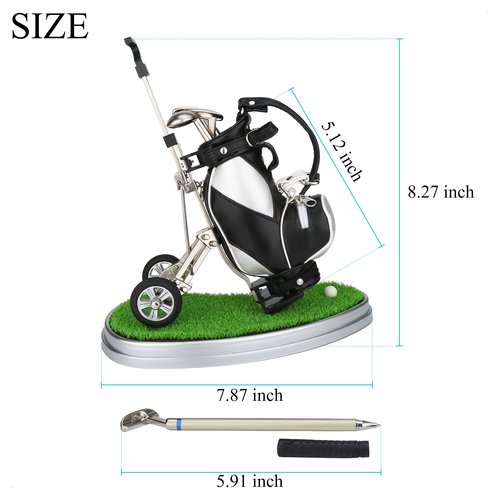 Golf Pen Holder Office Desk Decor Cool Unique Gift - Best Choice for Golf Love