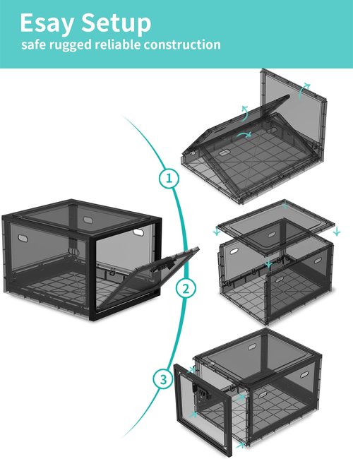 biliitim 2 Pack Large Medicine Lock Box for Safe Medication, Lockable Storage Box for Fridge/Snacks Food, Phone Lock Boxes with Combination Code for Home/Dorms/Office Storage Lockers